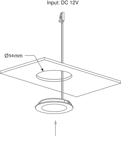 COB Cabinet Downlight 12V